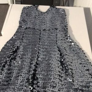 Couture custom made sequins halter jumper